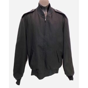 US Navy NEPTUNE Poly/Wool Military Bomber Jacket & Vest - Size 38 Long